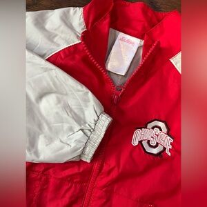 Ohio State Buckeyes Kid Athlete Jacket 3T Embroidered Windbreaker Full Zip